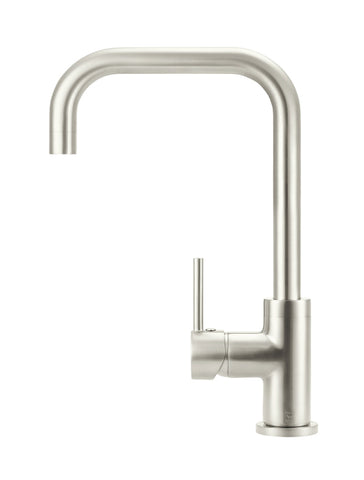 Round Kitchen Mixer Tap - PVD Brushed Nickel