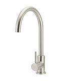 Round Gooseneck Kitchen Mixer Tap - PVD Brushed Nickel - MK03-PVDBN