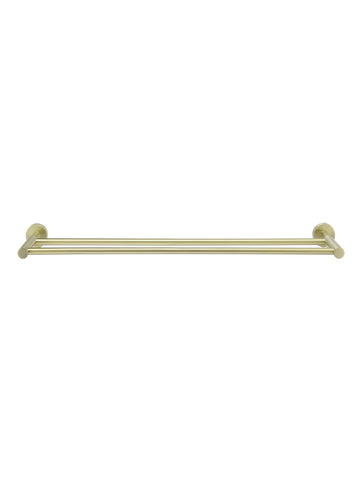 Round Double Towel Rail 600mm - PVD Tiger Bronze