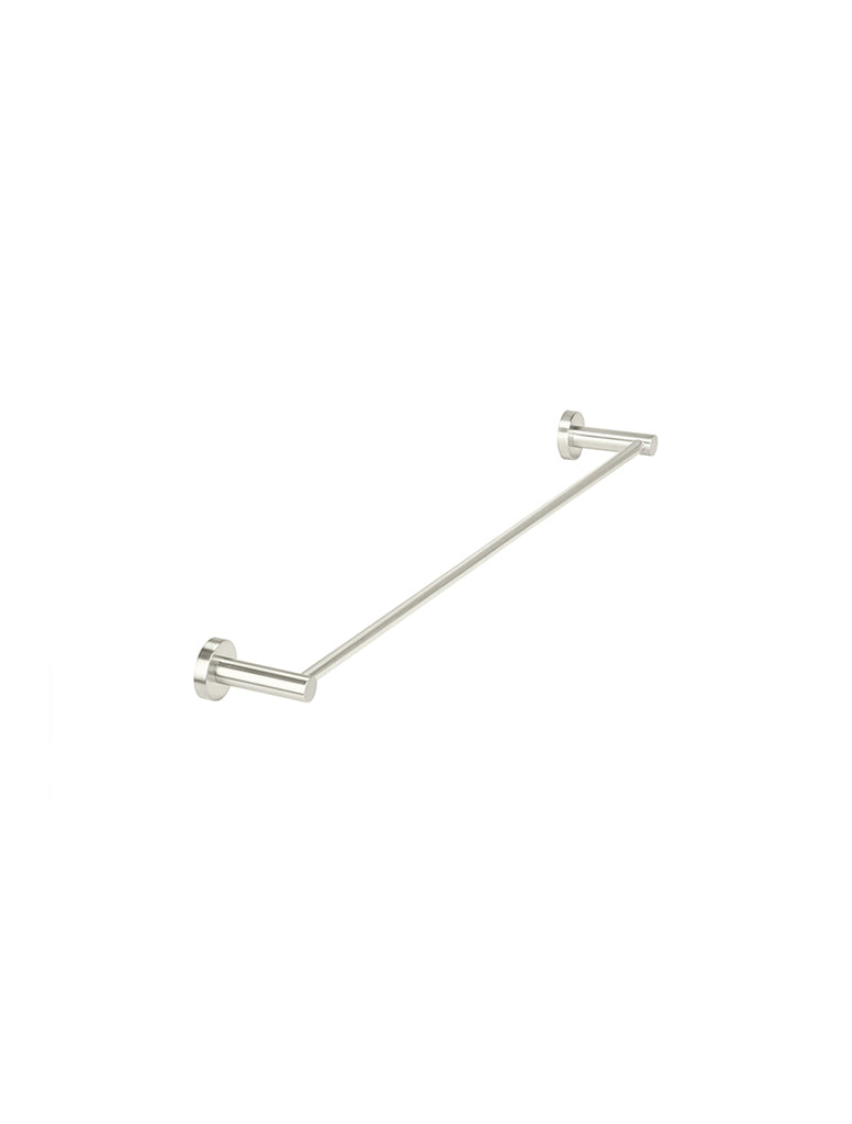 Round Single Towel Rail 600mm PVD Brushed Nickel MR01 SR60 PVDBN Meir