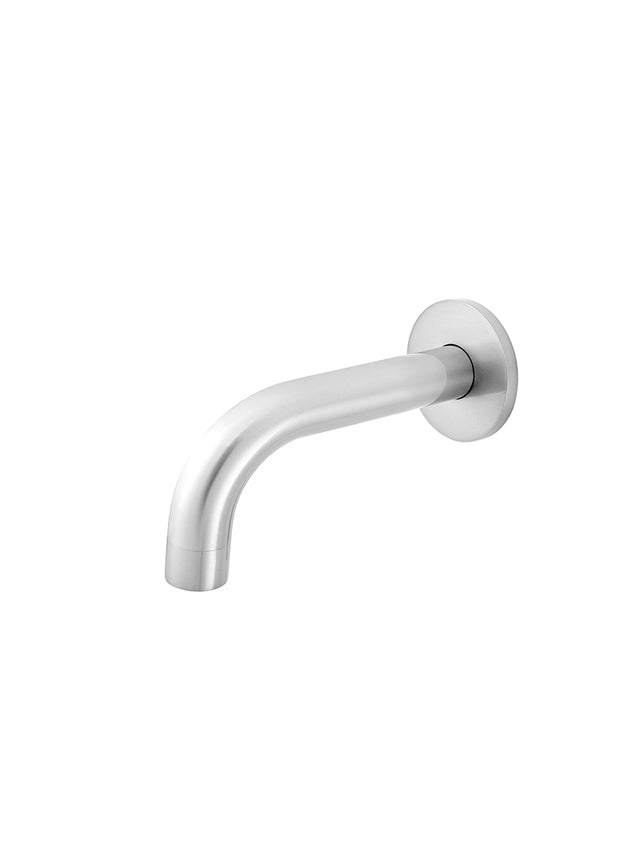 Universal Round Curved Spout 130mm - Polished Chrome