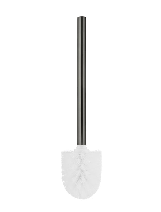 Round Toilet Brush & Holder - Shadow Gunmetal (SKU: MTO01-R-PVDGM) by Meir