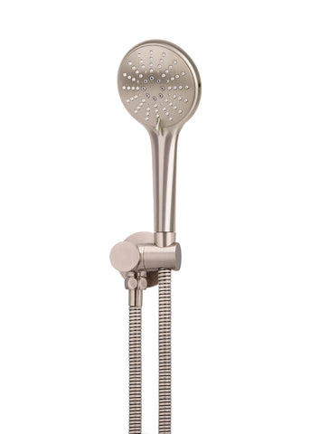 Round Hand Shower on Swivel Bracket - Champagne