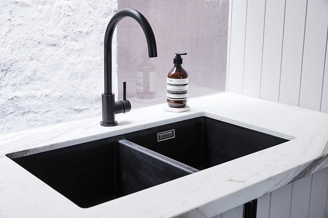 Meir Matte Black Kitchen Mixer