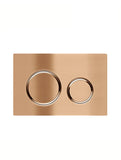 Meir Sigma 21 Dual Flush Plates to suit Geberit - Lustre Bronze - 115.884.00.1N-PVDBZ