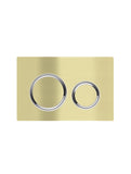 Meir Sigma 21 Dual Flush Plates to suit Geberit - PVD Tiger Bronze - 115.884.00.1N-PVDBB