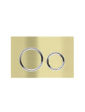 Meir Sigma 21 Dual Flush Plates for Geberit - PVD Tiger Bronze - 115.884.00.1N-PVDBB