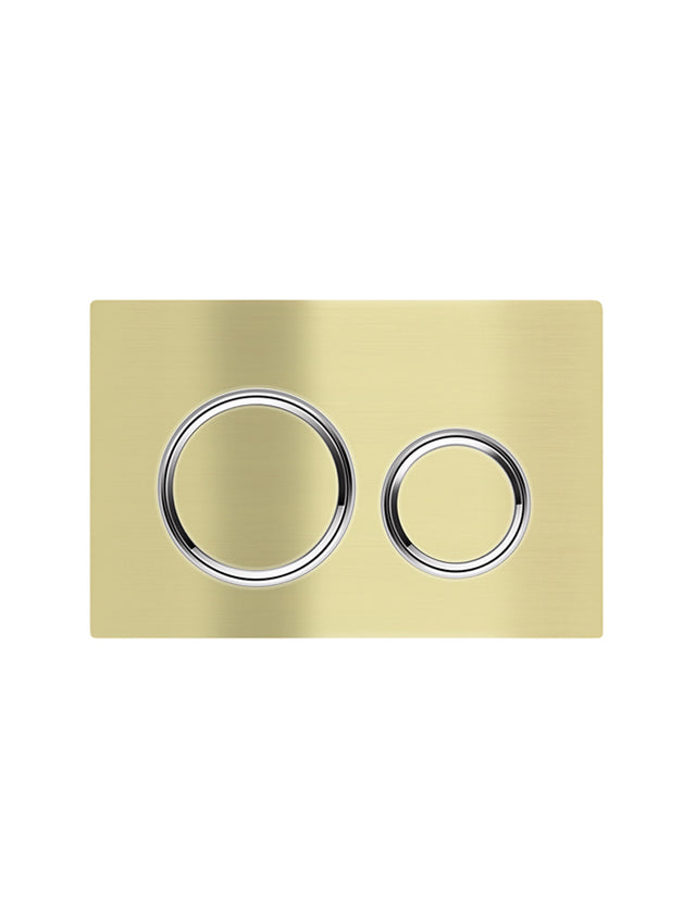 Meir Sigma 21 Dual Flush Plates for Geberit - PVD Tiger Bronze (SKU: 115.884.00.1N-PVDBB) by Meir