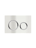 Meir Sigma 21 Dual Flush Plates to suit Geberit -  PVD Brushed Nickel - 115.884.00.1N-PVDBN