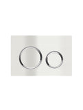 Meir Sigma 21 Dual Flush Plates for Geberit -  PVD Brushed Nickel - 115.884.00.1N-PVDBN