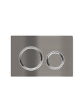 Meir Sigma 21 Dual Flush Plates to suit Geberit - Shadow Gunmetal - 115.884.00.1N-PVDGM
