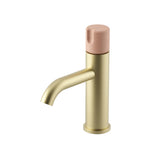 Meir X Nood Co. Alchemy Series Progressive Basin Mixer - Tiger Bronze x Blush Pink - AB03-BB.BL