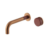 Meir X Nood Co. Alchemy Series Progressive Wall Mixer Set - Lustre Bronze x Clay - ACB03-BZ.CL