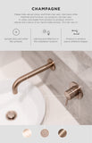 Round Shower Rose 200mm - Champagne - MH04N-CH