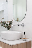 Round Wall Mixer Pinless Handle Trim Kit (In-wall Body Not Included) - Polished Chrome - MW03PN-FIN-C
