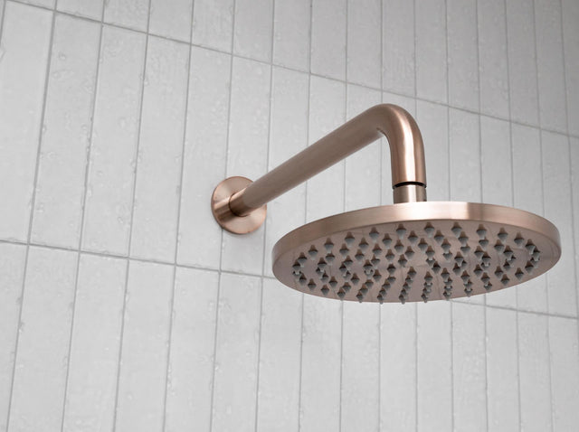 Round Shower Rose 200mm - Champagne (SKU: MH04N-CH) by Meir