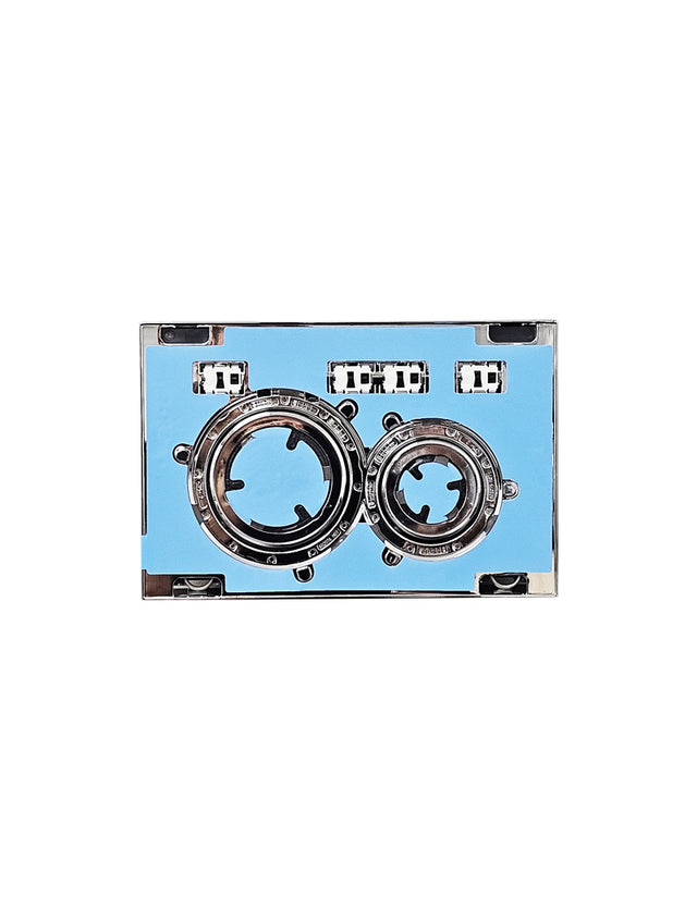 Meir Sigma 21 Dual Flush Plates to suit Geberit - PVD - Default Title (SKU: 115.884.00.1N-PVDBN) by Meir