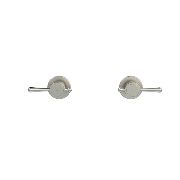 Harrington Quarter Turn Wall Tap Set - Default Title (SKU: HW06-PVDBN) by Meir