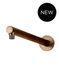 Round Wall Shower Arm 400mm - Lustre Bronze - MA02-400-PVDBZ