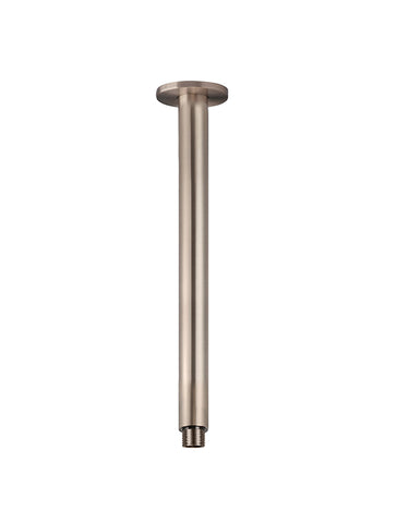 Round Ceiling Shower Arm 300mm - Champagne