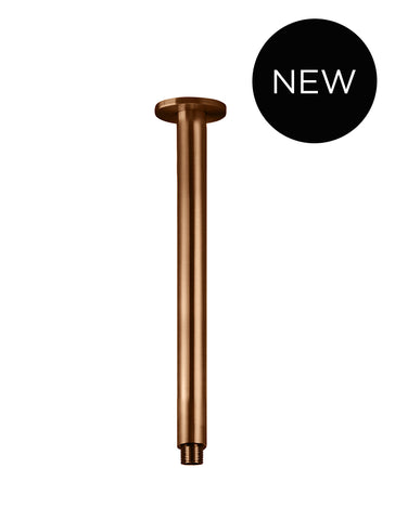 Round Ceiling Shower Arm 300mm - Lustre Bronze