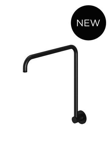 High Rise Shower Arm - Matte Black