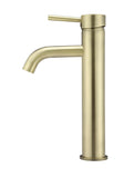 Round Tall Curved Basin Mixer - PVD Tiger Bronze - MB04-R3-PVDBB