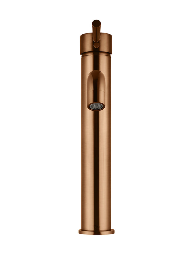 Round Tall Basin Mixer Curved - Default Title (SKU: MB04-R3-PVDBZ) by Meir