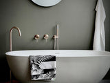 Round Freestanding Bath Spout - Champagne - MB06-CH