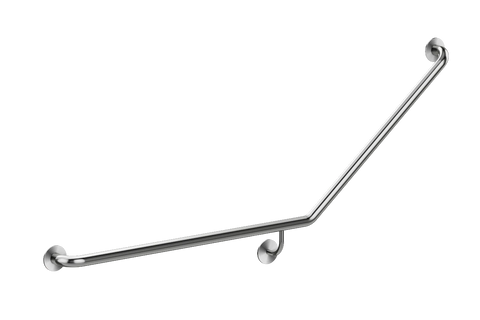Meir Mobility 40 Degree Left Side Grab Rail - Brushed Nickel