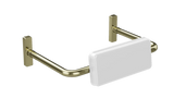 Meir Mobility Toilet Back Rest - Tiger Bronze - MCR-REST-PVDBB