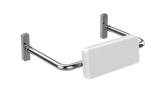 Meir Mobility Toilet Back Rest - Brushed Nickel - MCR-REST-PVDBN