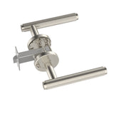 Öppen Linear Lever Door Handle - privacy - MDH1-PR-PVDBN