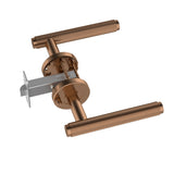 Öppen Linear Lever Door Handle - privacy - MDH1-PR-PVDBZ