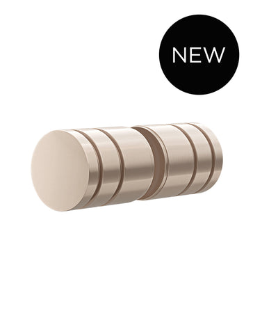 Shower Door Round Handle - Champagne