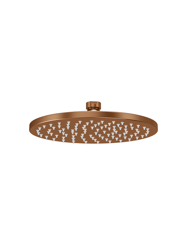 Round Shower Rose 200mm - PVD Lustre Bronze (SKU: MH04N-PVDBZ) by Meir