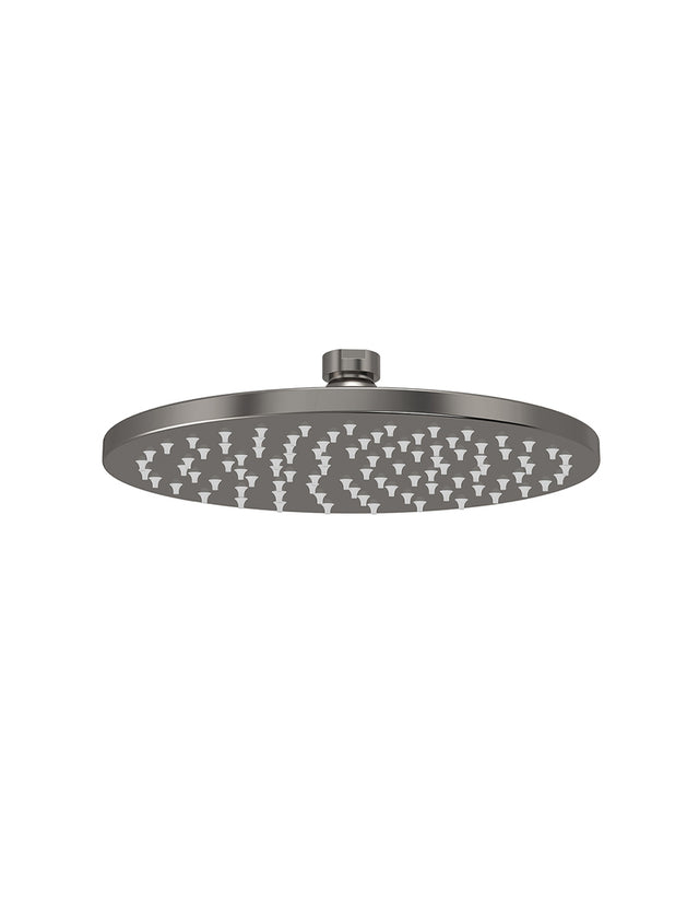 Round Shower Rose 200mm - Shadow Gunmetal (SKU: MH04N-PVDGM) by Meir