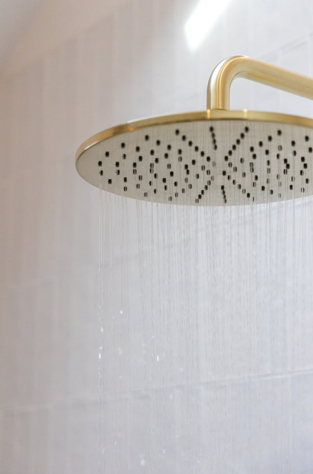 Round Shower Rose 300mm - Default Title (SKU: MH06N-PVDBB) by Meir