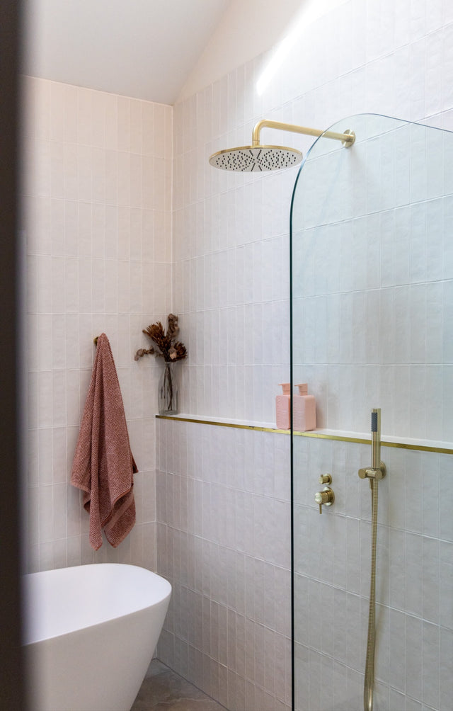 Round Shower Rose 300mm - Default Title (SKU: MH06N-PVDBB) by Meir