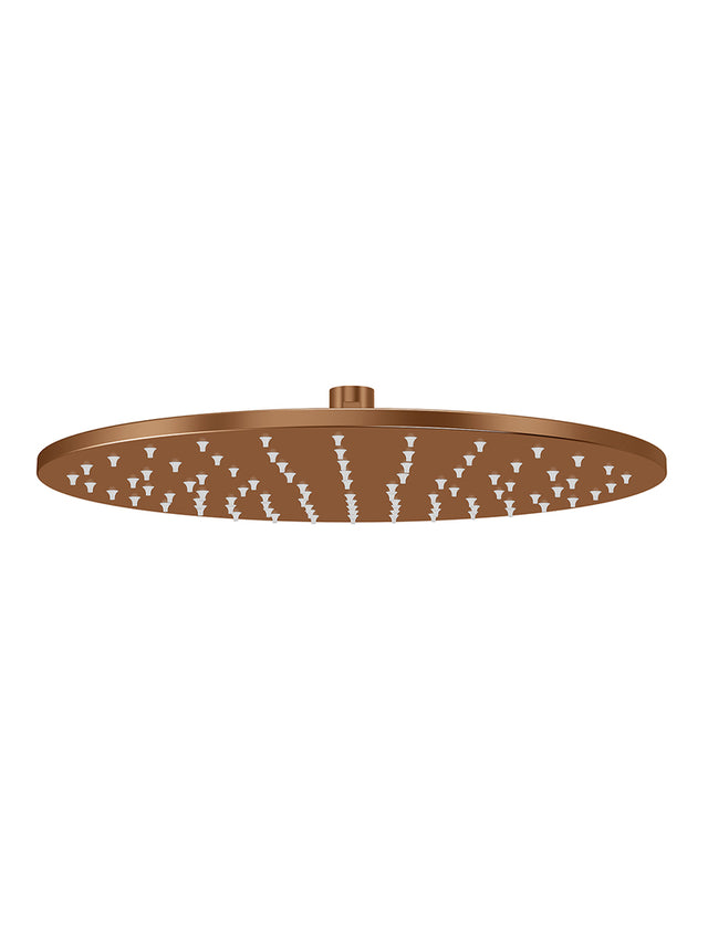 Round Shower Rose 300mm - PVD Lustre Bronze (SKU: MH06N-PVDBZ) by Meir