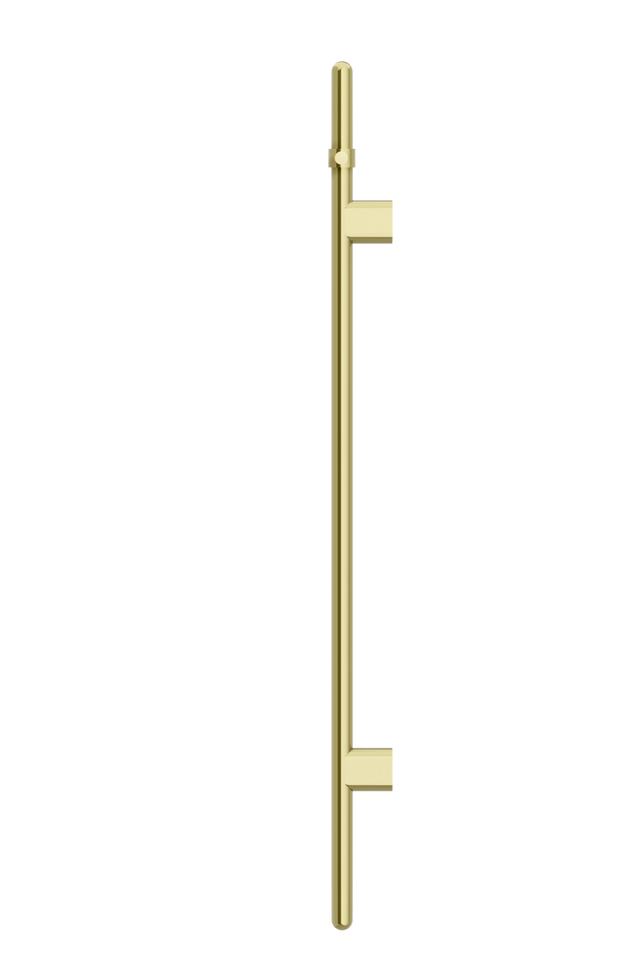 Heated Vertical Towel Rail - PVD Tiger Bronze (SKU: MHT02B-PVDBB) by Meir