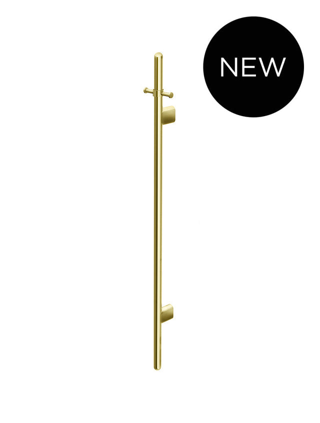 Heated Vertical Towel Rail - Default Title (SKU: MHT02B-PVDBB) by Meir