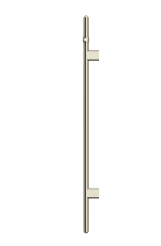 Heated Vertical Towel Rail - PVD Brushed Nickel (SKU: MHT02B-PVDBN) by Meir