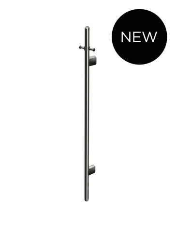 Heated Vertical Towel Rail - Shadow Gunmetal