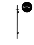 Heated Vertical Towel Rail - Matte Black - MHT02B