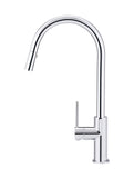 Round Piccola Pull Out Kitchen Mixer Tap - Polished Chrome - MK17-C