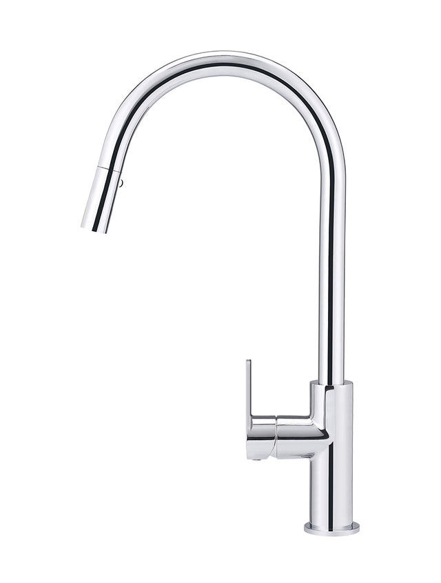 Round Paddle Piccola Pull Out Kitchen Mixer Tap - Default Title (SKU: MK17PD-C) by Meir