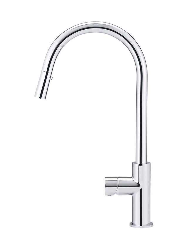 Round Pinless Piccola Pull Out Kitchen Mixer Tap - Default Title (SKU: MK17PN-C) by Meir