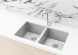 Lavello Kitchen Sink - Double Bowl 760 x 440 - PVD Brushed Nickel - MKSP-D760440-PVDBN