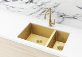 Lavello Kitchen Sink - One and Half Bowl 670 x 440 - PVD Brushed Bronze Gold - MKSP-D670440-PVDBB